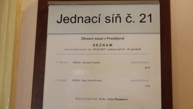 Okresní soud v Prostějově, spisová značka 3 T 70/2019